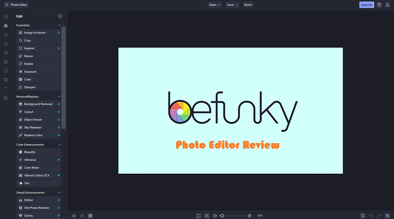 BeFunky Photo Editor Review