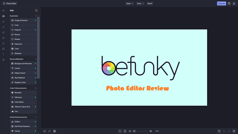 BeFunky Photo Editor Review