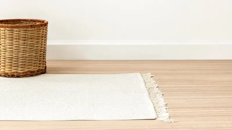 Jute Rugs on floor