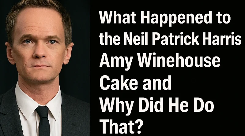 Neil Patrick Harris Amy Winehouse Cake