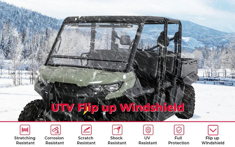 Quality Can Am Defender Windshield